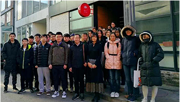 北京工商大学师生参观品物设计公司